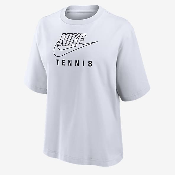 Nike white tennis shirt shop